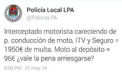 twitter policia