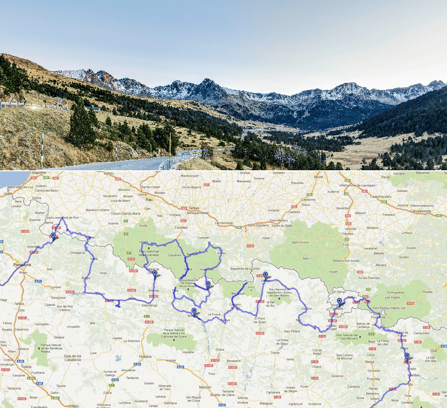 Las mejores carreteras moteras - Los Pirineos
