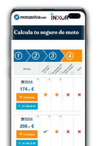 El Comparador de seguros de moto más rápido y económico