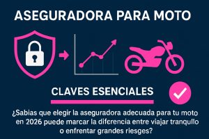 7 claves esenciales de aseguradora para moto en 2026