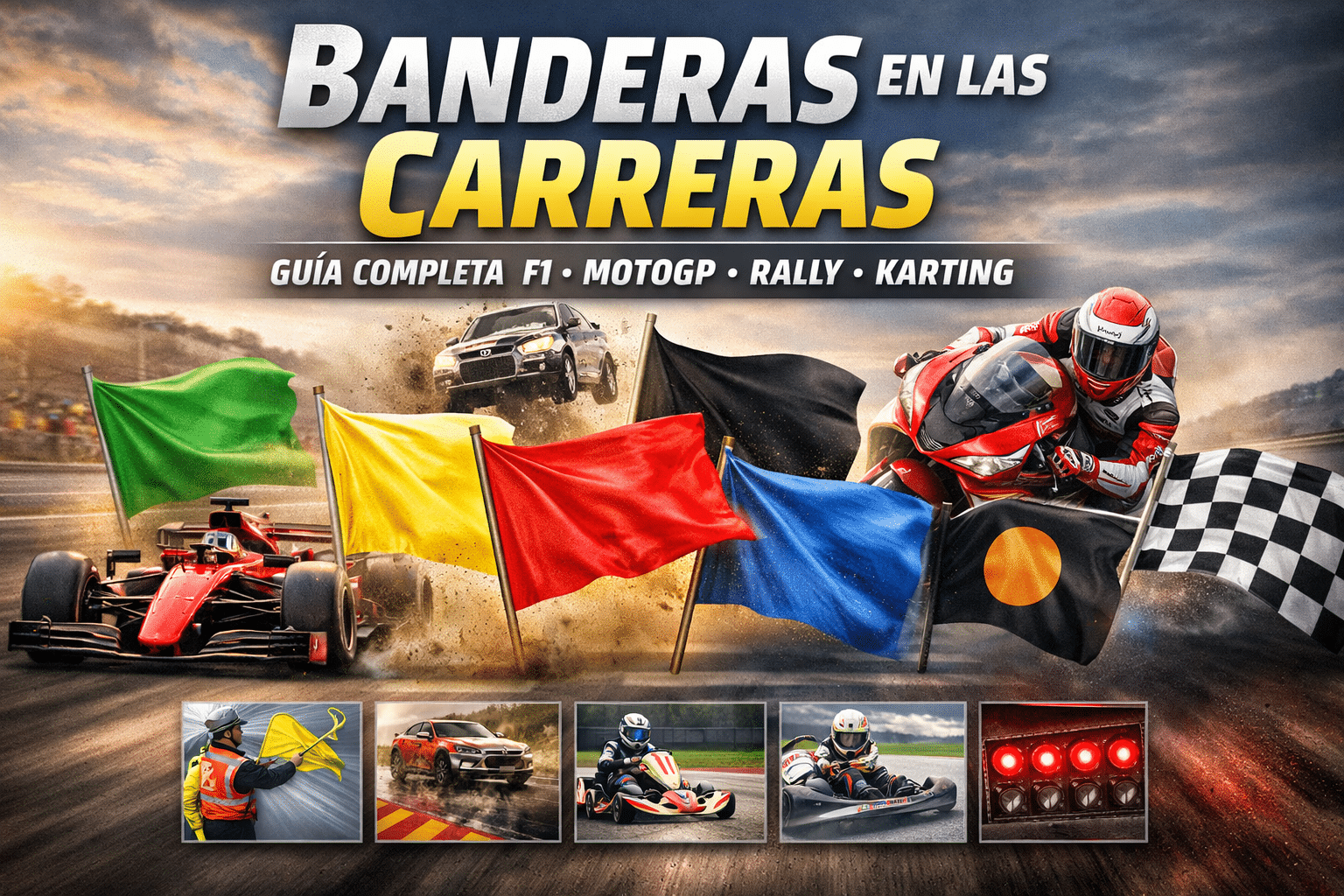 banderas en circuito: cuales son y su significado