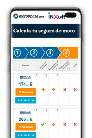 Calcula tu seguro de moto en 60 segundos