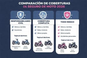 Los mejores seguros para motos en 2026