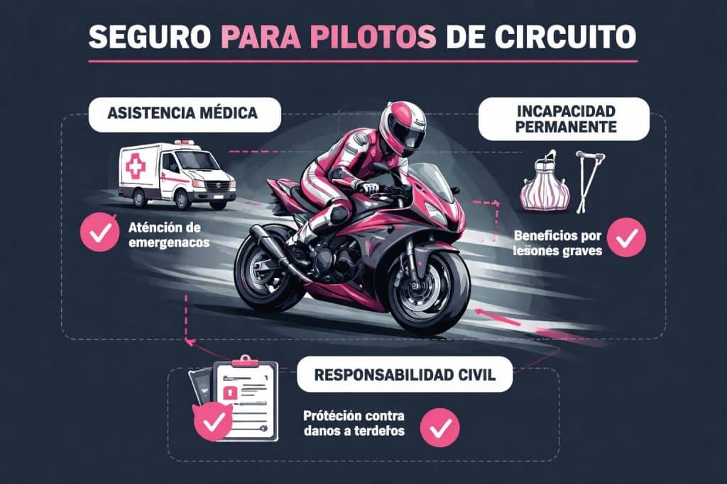 Motopoliza Seguro Piloto Proteccion Total en Circuito