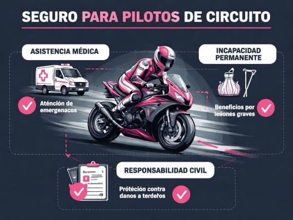 Motopoliza Seguro Piloto Proteccion Total en Circuito