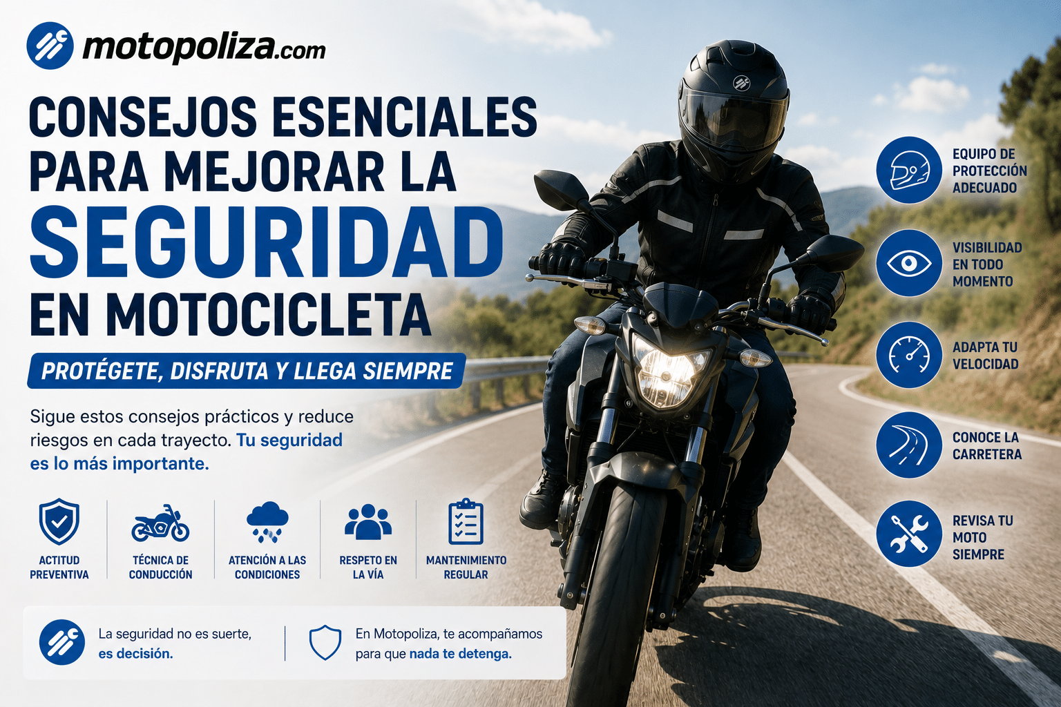 Consejos Esenciales para Mejorar la Seguridad en Motocicleta