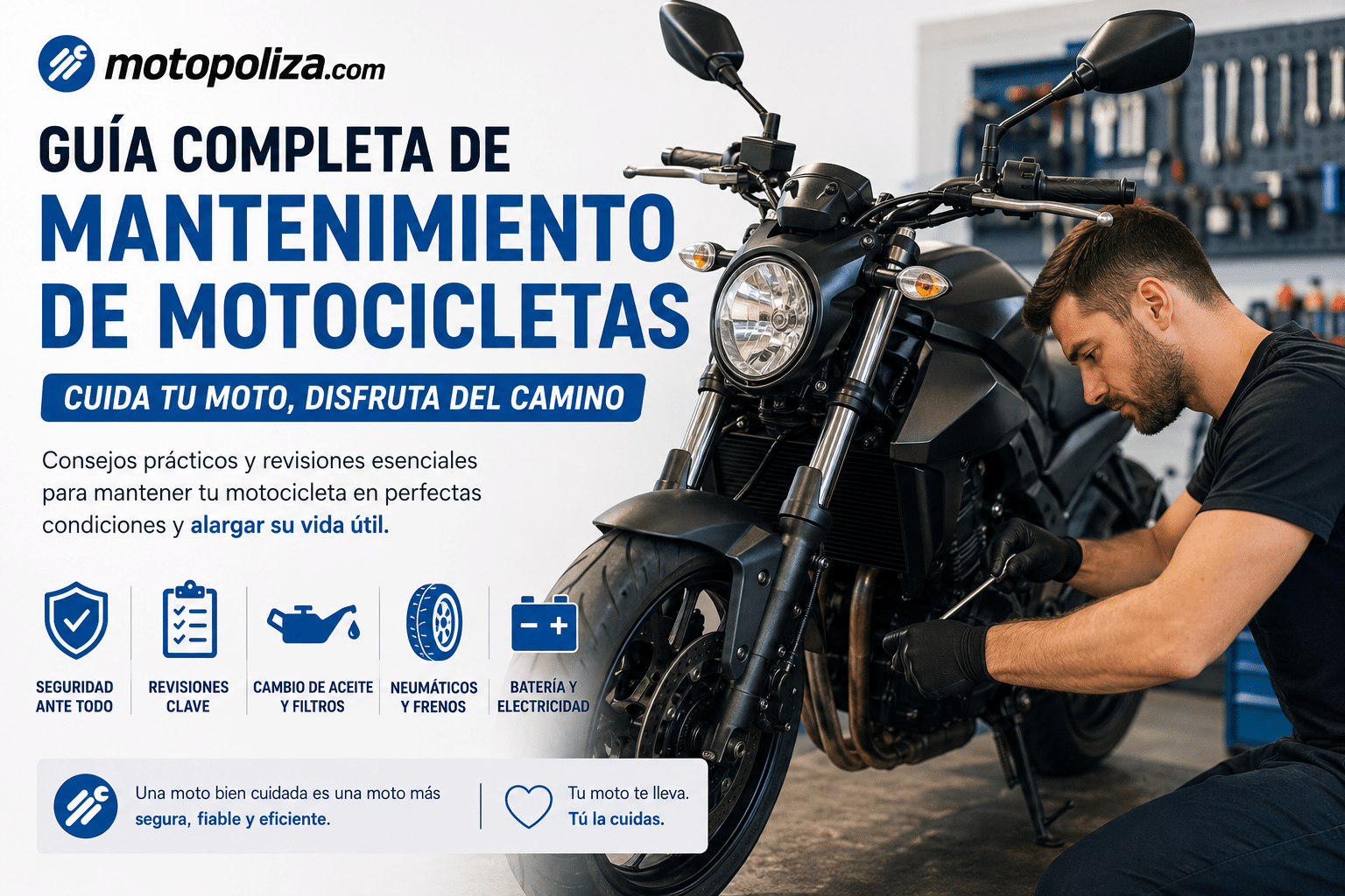 Guía Completa de Mantenimiento de Motocicletas