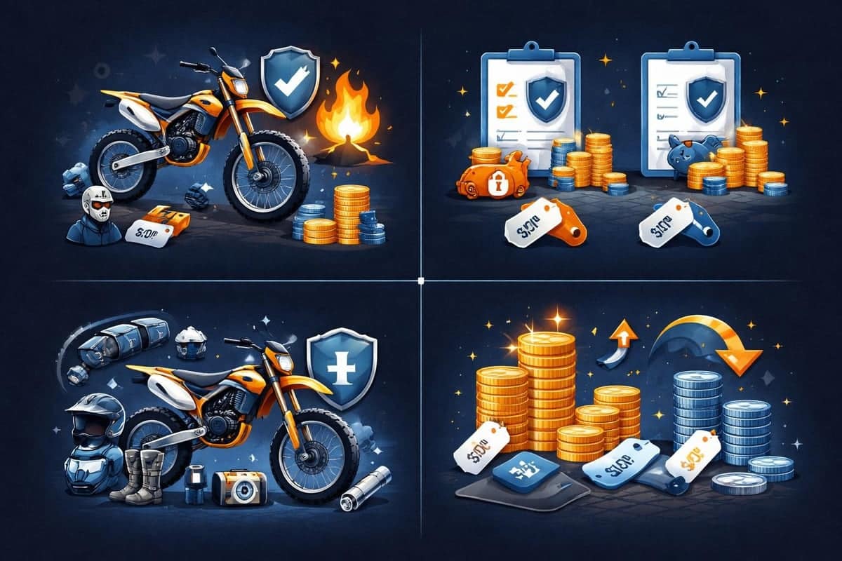 Coberturas adicionales moto campo