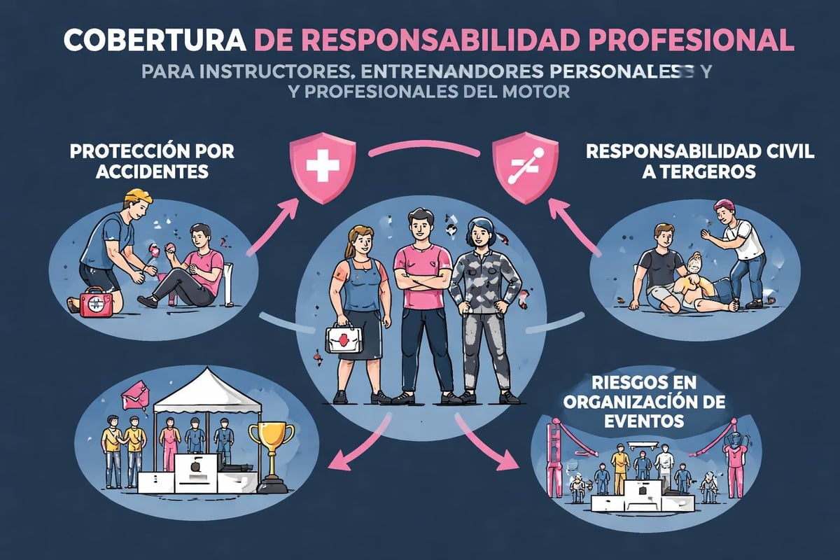 Coberturas específicas para profesionales deportivos