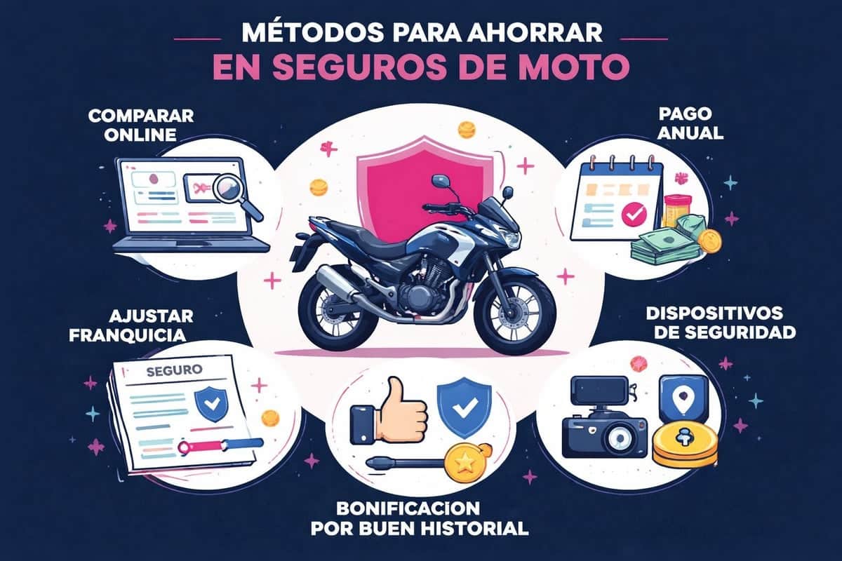 Criterios para abaratar el seguro de moto