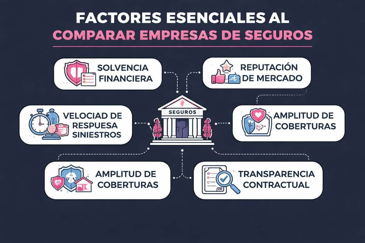Criterios para evaluar empresas de seguros