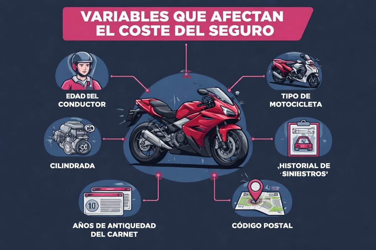 Factores que determinan el precio de un seguro de moto barato