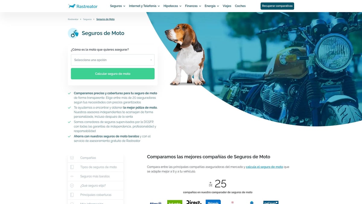 Seguro de moto de Direct Seguros