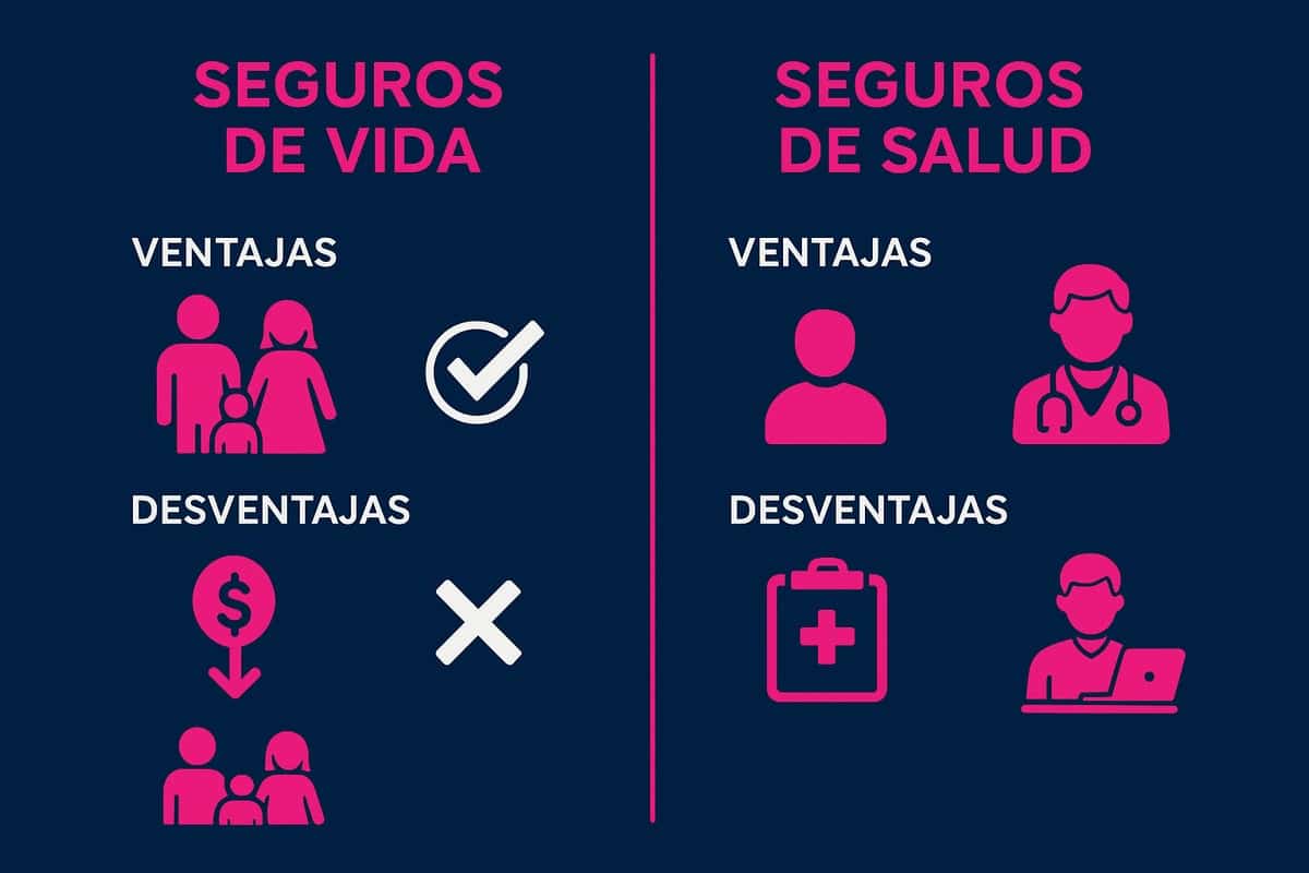Ventajas y desventajas de cada tipo de seguro