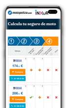 Calcula tu seguro de moto en 60 segundos