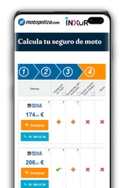 Calcula tu seguro de moto en 60 segundos